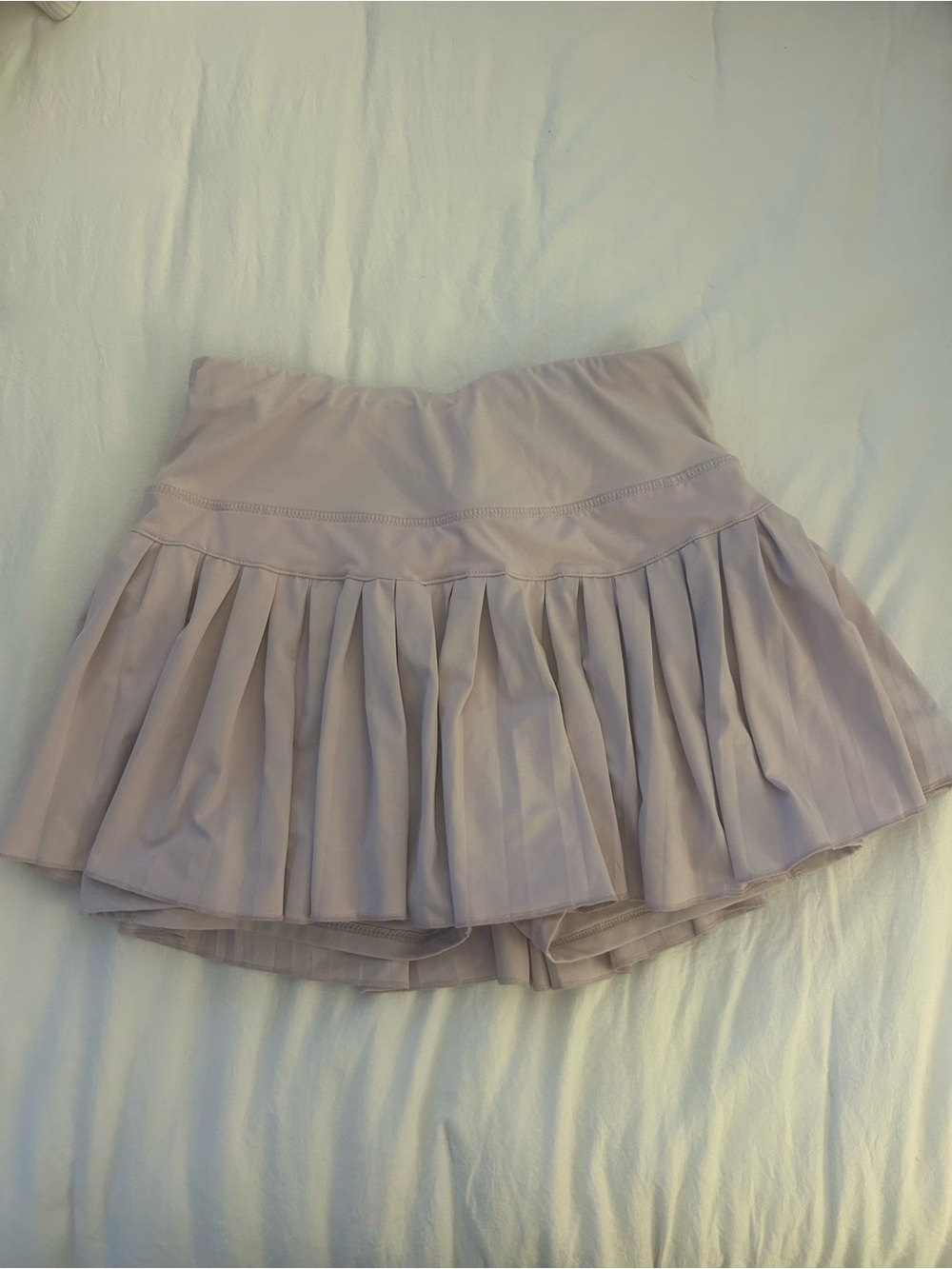 Gold Hinge athletic skirt, light pink